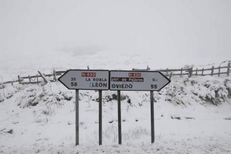 Se activa el nivel preemergencia el plan de nevadas en Asturias